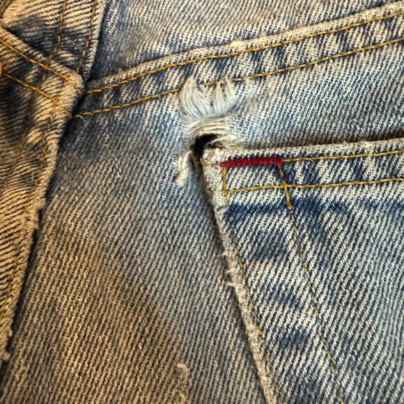 Vintage Polo Ralph Lauren Mens Banner Jeans Size 30x34 Blue Denim Streetwear Y2K - Picture 4 of 15